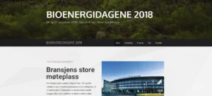 Bioenergidagene 2018: Påmeldingen er i gang!