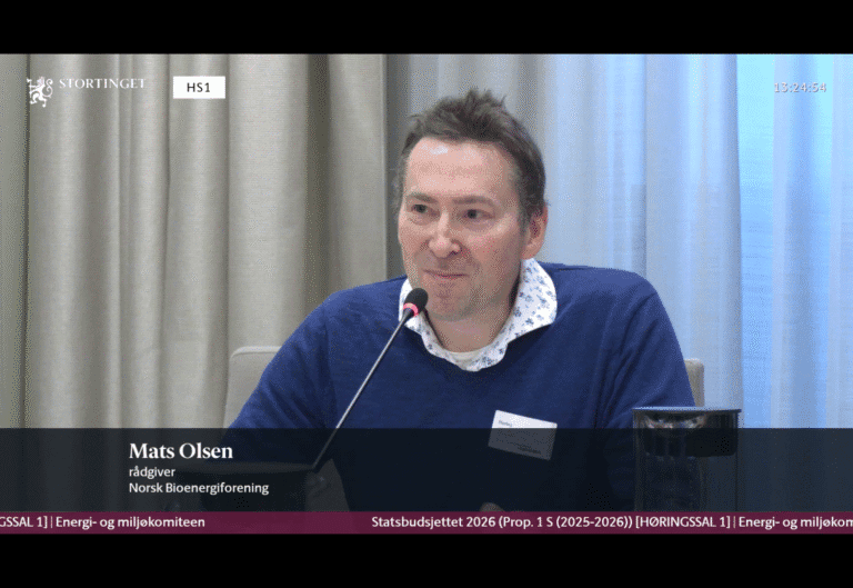 Bioenergi gir trygghet i en urolig tid