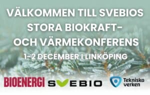 Banner Svebio Stora biokraft- och värmekonferensen