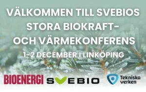 Banner Svebio Stora biokraft- och värmekonferensen