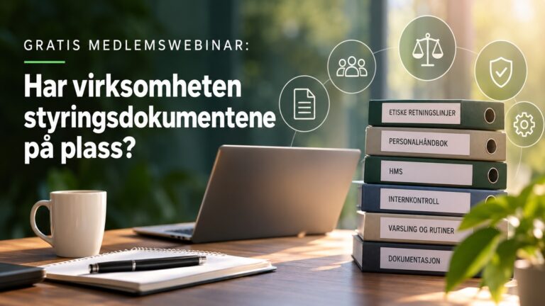 Har virksomheten styringsdokumentene på plass?