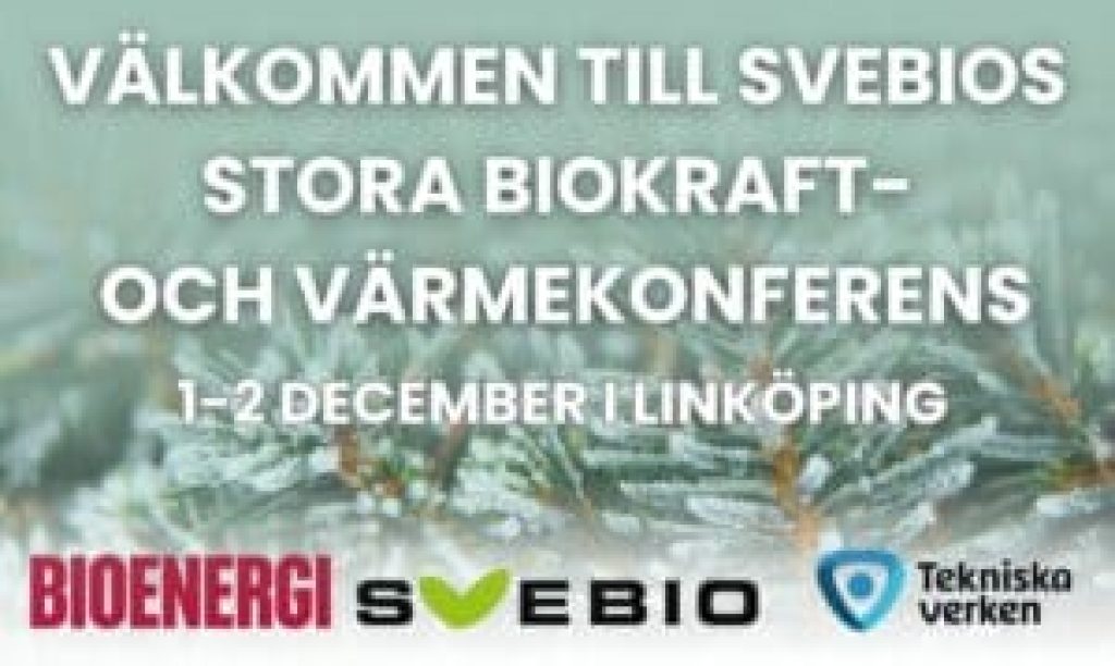 Banner Svebio Stora biokraft- och värmekonferensen